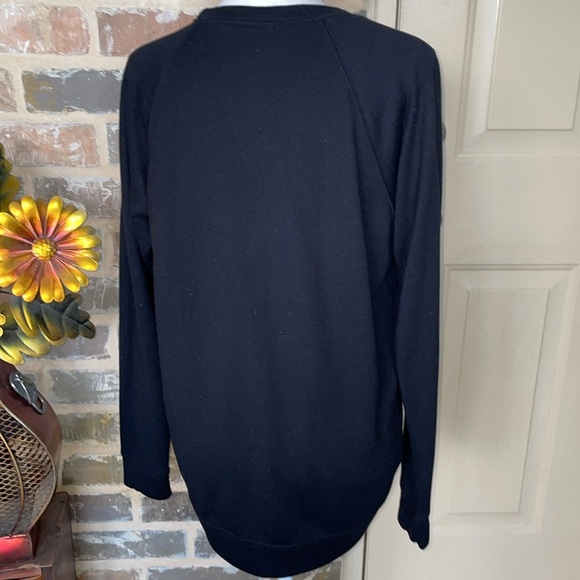 Altar’d State Free Bird Eagle Black Vintage Graphic Oversized Sweatshirt Size L - Picture 3 of 9